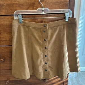 Abercrombie Suede Skirt